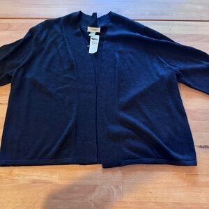 LOFT Women's Black Cardigan Sweater